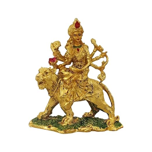 Gold Plated Ma Durga Statue Gold Plated Ma Durga Statue